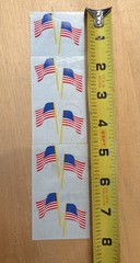 Mrs. Grossman’s Patriotic Stickers USA Flag 4th of July Olympics America Vets