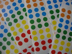 I700 Coloured Sticky Dots Labels Round Dots Self Adhesive Dots Assorted Colours