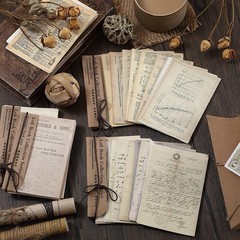 120 Pcs Vintage Papers for Scrapbooking, Junk Journal Paper Scrapbooking Supplie