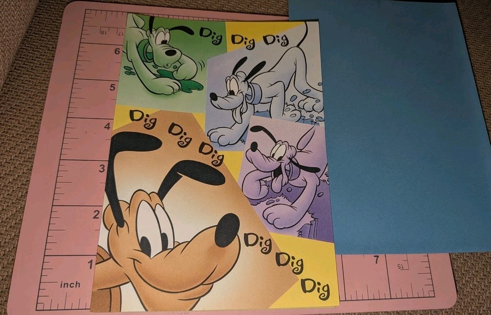 Hallmark Pluto Greeting Card Birthday With Envelope Mickey Unlimited