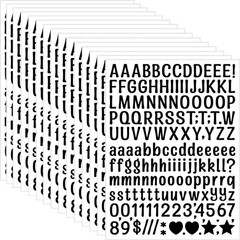 Durable 2280 Piece Vinyl Letter Stickers – Weatherproof for Indoor & Outdoor Use