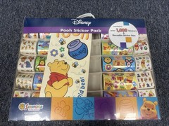 2 NEW Sealed Vintage Sandylion Sticker Boxes 3500 Stickers Disney Pooh + Variety
