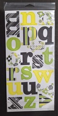 Piggy Tales Chipboard Letters by Itsy Bitsy Spider Collection