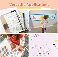Small Dot Stickers – round Color 1/4» Coding Labels Circle Dot Stickers Label S