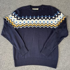 Urban Pipeline Mens Knit Crew Neck Sweaters Arctic Navy Large Grandpa Sweater