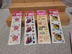 VTG Sandylion Barbie Stickers Eraser Case Pencil Journal Stamps Stationery Lot