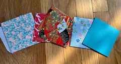Lot of Scrapbooking Paper, Stickers, Die Cuts, Junk Journaling, Crafts, Origami