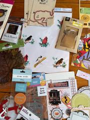 Large Mixed Lot of Metal Paper Thick Cardboard Scrapbooking Accents – includes