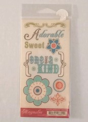 My Mind’s Eye Rub On Scrapbook Embellishments Paper Crafts- 1 Sheet Quotes/Words