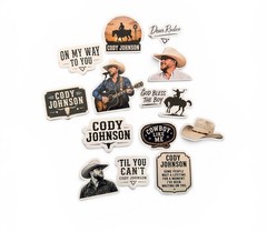 Cody Johnson Sticker Pack/Country Music/Nashville/Til You Can’t/Dear Rodeo