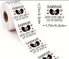 500pcs/roll Small Business Sticker Labels, Happy Mail Stickers, Boutique…
