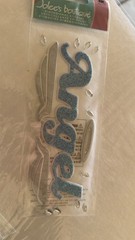 RARE Jolee’s Glitter Angel Wings Halo Gems Scrapbooking Title Stickers
