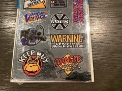 NEW Sealed Vintage Hallmark Razzle Dazzle Stickers Words & Phrases 4 Sheets 80’s