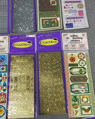 NOS Sticker King Vintage Prism Stickers Gift Tag Scrapbooking 48 Pack Lot NEW