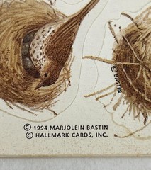 Marjolein Bastin Stickers Sheets Bird Nests Birdhouses 1994 Vintage Hallmark
