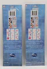 Disney Mickey Mouse Stickers Sparkly Blue Red Black Sandylion’s Silhouette 2pks