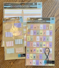 EK SUCCESS BOOKWORKS Memo Board Index Tabs Paper String ABC’s Scrapbooking NEW