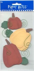 Vintage Paper Bliss Fall PUMPKINS Theme 3-D stickers 92660 Fast FREE Ship!