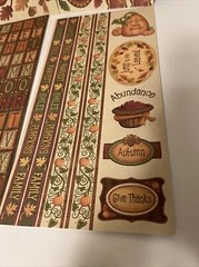 CLOSE TO MY HEART NEW X7073C ABUNDANCE FALL PUMPKIN AUTUMN HARVEST Assortment
