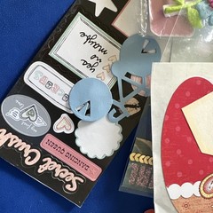 Large Lot Scrapbooking Lot Stickers Embellishments Rub Ons, Studio Life, John De