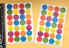 Emojis Single Sticker Sheet Lot Of 2