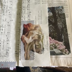 Spring Coral Junk Journal Vintage Style