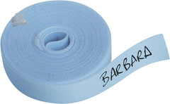 Heat Adhesive Fabric Labels 1cm 9m White Ribbon Dresses School Kids Writable