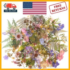 Assorted 160 Floral Stickers – Pre-Cut for Easy Decorating in Scrapbooks & More