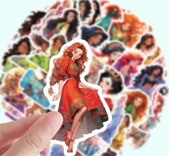 20 PRINCESS RANDOM ASSORTED 2″ STICKERS LABELS PARTY FAVOR BELLE LITTLE MERMAID