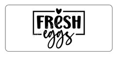 12 FRESH EGGS SMALL BUSINESS ENVELOPE SEALS LABELS STICKERS RECTANGLE