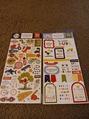 Crafts 13″ Chipboard Stickers Lot 8 Little Boy Theme Play Explore Pirates Dinos