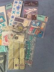 Travel Passport Beach Sun – Assorted Scrapbook Supplies/Stickers