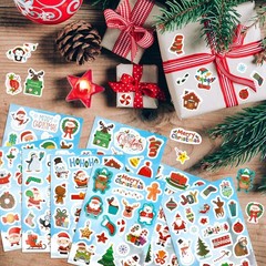 Christmas Stickers, Christmas Crafts Stickers for Kids, 432 PCS Self-Adhesive