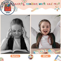 Textured Sensory Stickers for Stress Relief and Mindfulness 24PCS