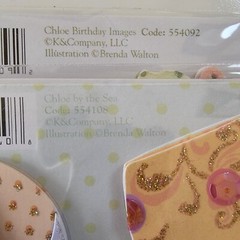 K & Co. ~2 packs ~Brenda Walton~ Grand Adhesions~ CHLOE~ Scrapbooking~ NEW