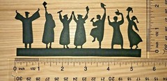 5 GRADS cardstock paper die cut embellishments scrapbook / card making