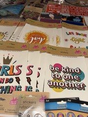 Large Lot Of Over 100 Packs For Crafting Stickers Scrapbooking Hobby DIY