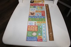 American Traditional Designs Playtime Pastels Embossed Sticker Collection Toys