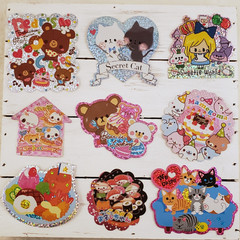 LARGE Kawaii STICKER FLAKES Grab Bag – 3 Japanese Stickers $6 Limited Supply