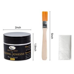 Gilding Adhesive, 100ml Epoxy Resin Gold Leaf Adhesive for Professional Craft…