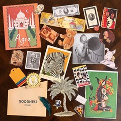 100+ Lot Junk Journal Altered Book Mixed Media Collage Scrapbook Embellishment