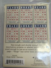 Set of 2 Jenni Bowlin Bingo Card Packs (6 in ea.) «Patriotic» & » Birthday» RARE