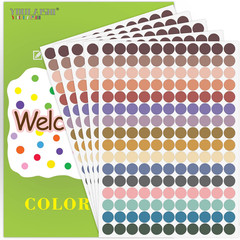 4400 PCS White Dot Stickers 1/2 Inch round Dot Stickers Small White Color Coding