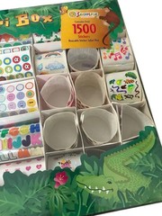 Vintage Sandylion Sticker Safari Box Design Set In Original Box Not Complete