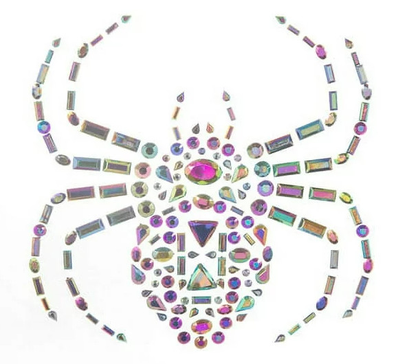 3 Pack: Martha Stewart Gemstone Spider Sticker 5.5 In. ea. (4812) 2D