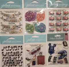 Lot of 22 packs All JOLEE’S BOUTIQUE Dimensional Scrapbooking Stickers