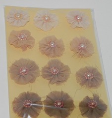 LOT PAPER FLOWERS PRIMA PETALOO LEAVES STUDIO 8 JOLEES MULBERRY ORGANDY PLUS