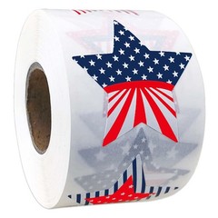 500 Pcs 4th of July Patriotic Stickers 1.5Inch American Flag Sticker USA Four…