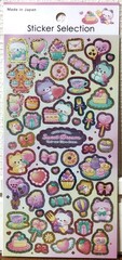 GAIA Sweet Dream Sticker Selection Kawaii Animal Cat Cake Candy Donut MADE JAPAN