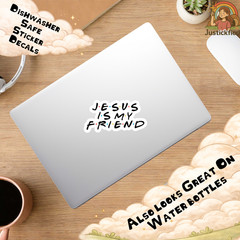 Jesus Is My Friend Sticker, Cute Christian Sticker, Faith Based Vinyl Decal